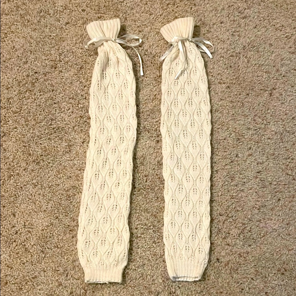 Ivory boot socks